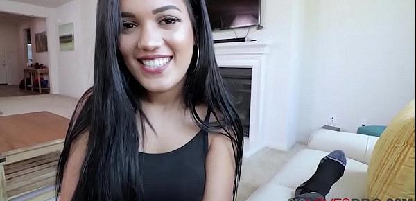  Fucking Latina Sister With Big Butt In Her Black Sundress- Alina Belle
